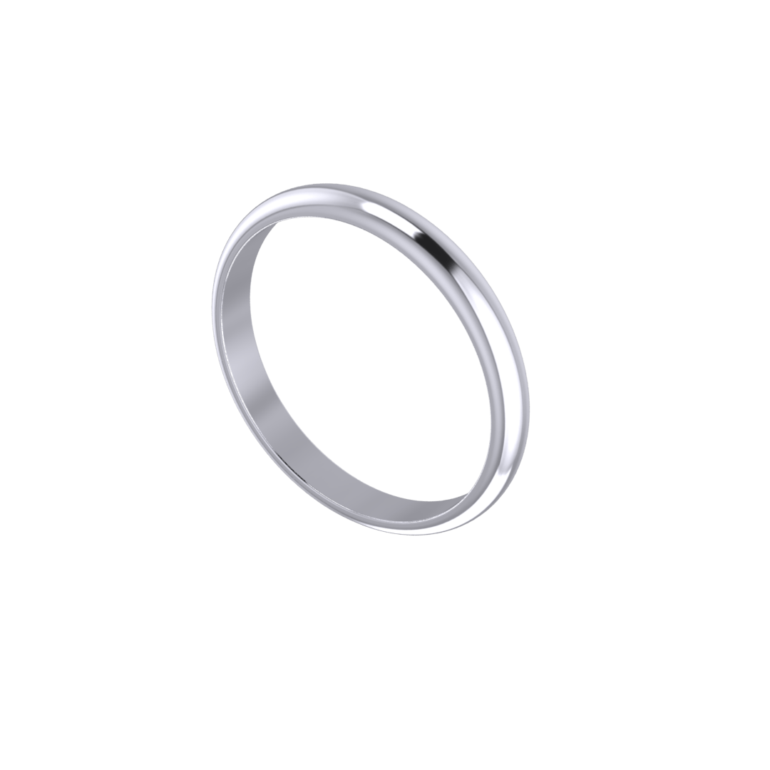 حلقه ازدواج کلاسیک عرض 2.5 میل 
