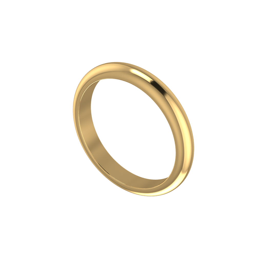 حلقه ازدواج کلاسیک عرض 3 میل 
