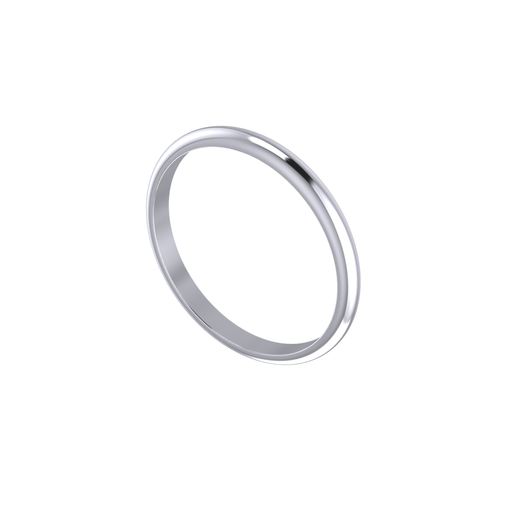 حلقه ازدواج کلاسیک عرض 2 میل 