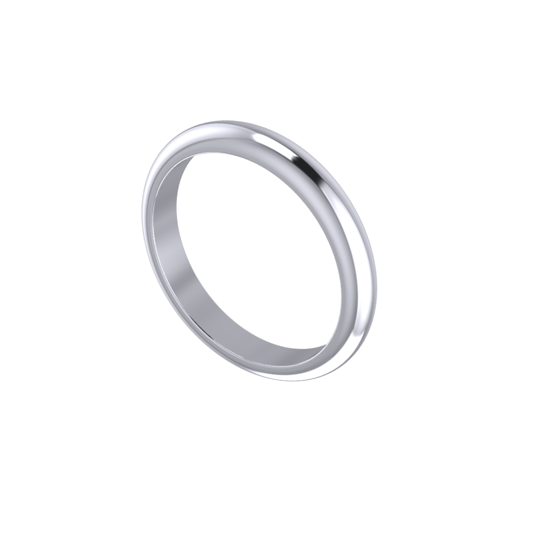 حلقه ازدواج کلاسیک عرض 3 میل 