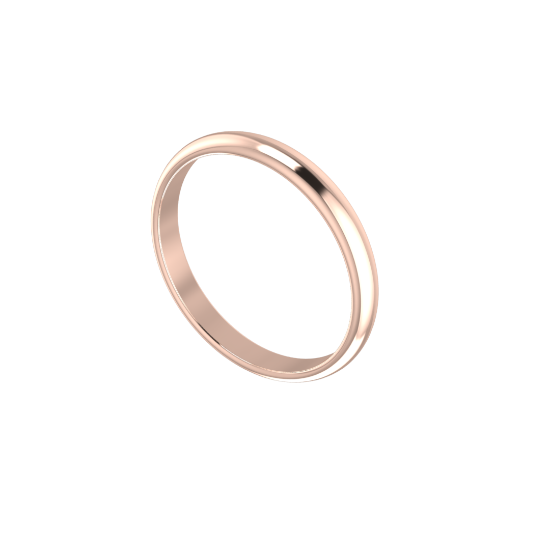 حلقه ازدواج کلاسیک عرض 2.5 میل